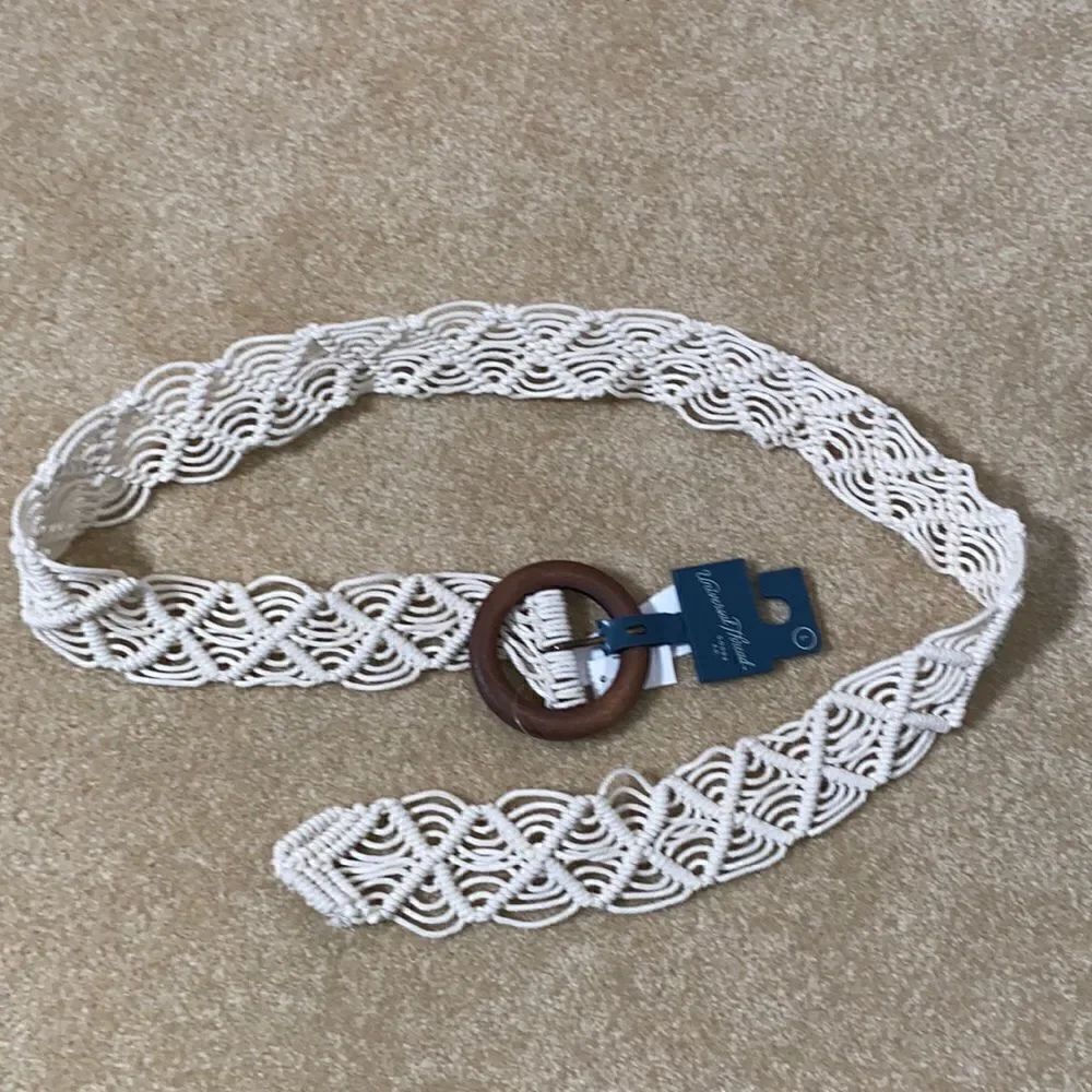 Women’s Belt 100% Woven Cotton Body M NWT